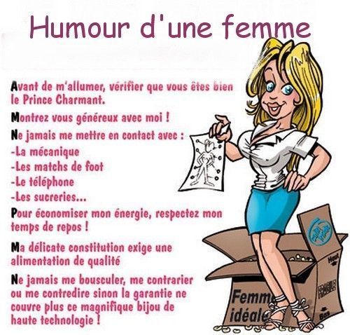 HUMOUR FEMME